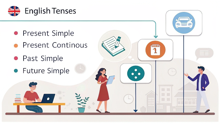 English Tenses Explained with Examples (Simple Guide)