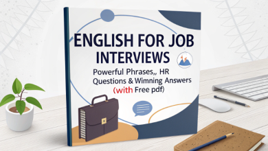 English for Job Interviews: Powerful Phrases, HR Questions & Winning Answers (With Free PDF)