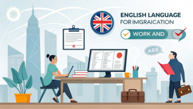 تعلم اللغة الإنجليزية للعمل والهجرة: دروس احترافية وشهادات معتمدة