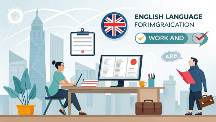 تعلم اللغة الإنجليزية للعمل والهجرة: دروس احترافية وشهادات معتمدة