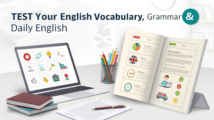 English Quiz for Beginners – Test Your English Vocabulary, Grammar & Daily English (Free PDF)