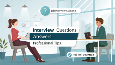 Job Interview English Quiz – Common Questions, Answers & Professional Tips (Free PDF)