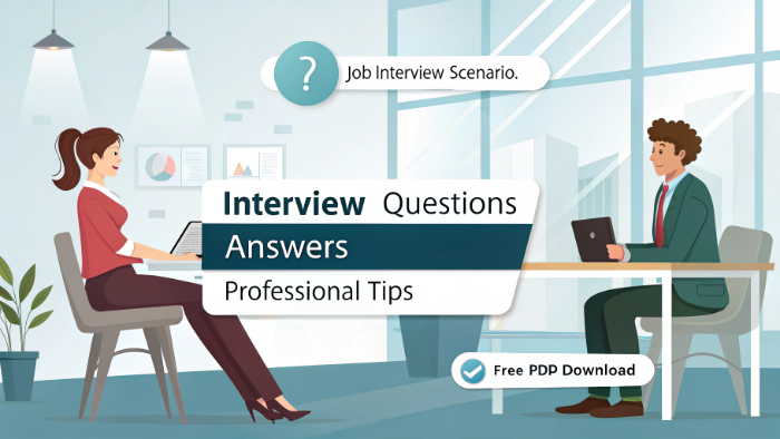 Job Interview English Quiz β Common Questions, Answers & Professional Tips (Free PDF)