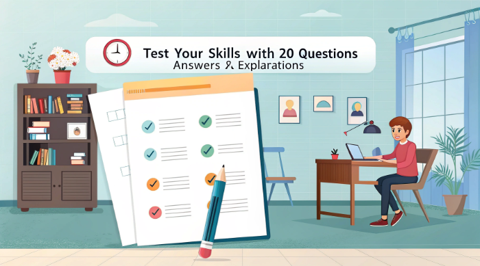 English Grammar Quiz (60 Questions With Answers & Explanations)