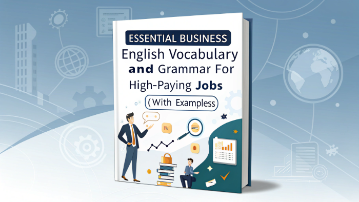 "Essential Business English Vocabulary and Grammar for High-Paying Jobs (With Examples)"