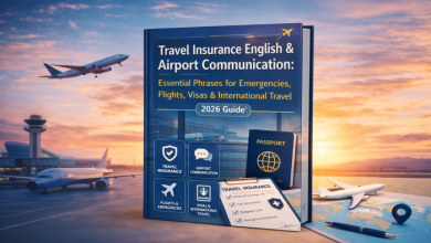 Travel Insurance English & Airport Communication: Essential Phrases for Emergencies, Flights, Visas & International Travel (2026 Guide)