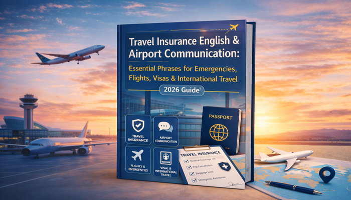 Travel Insurance English & Airport Communication: Essential Phrases for Emergencies, Flights, Visas & International Travel (2026 Guide)