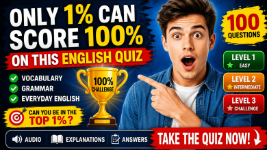 Only 1% Can Score 100% on This English Quiz (Can You?)