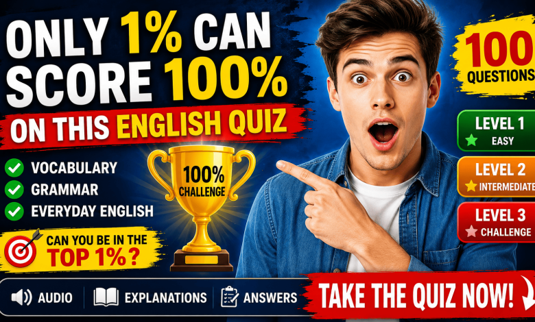 Only 1% Can Score 100% on This English Quiz (Can You?)