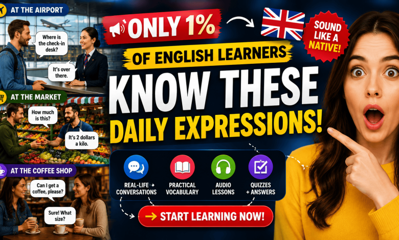 Only 1% of English Learners Know These Daily Expressions